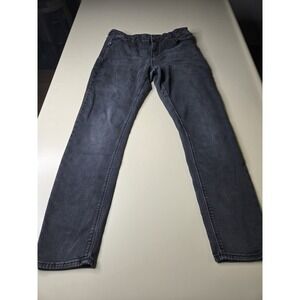 Buffalo Jeans Mimi Mid-Rise Slim Boyfriend Black Denim Women's Size 8x28